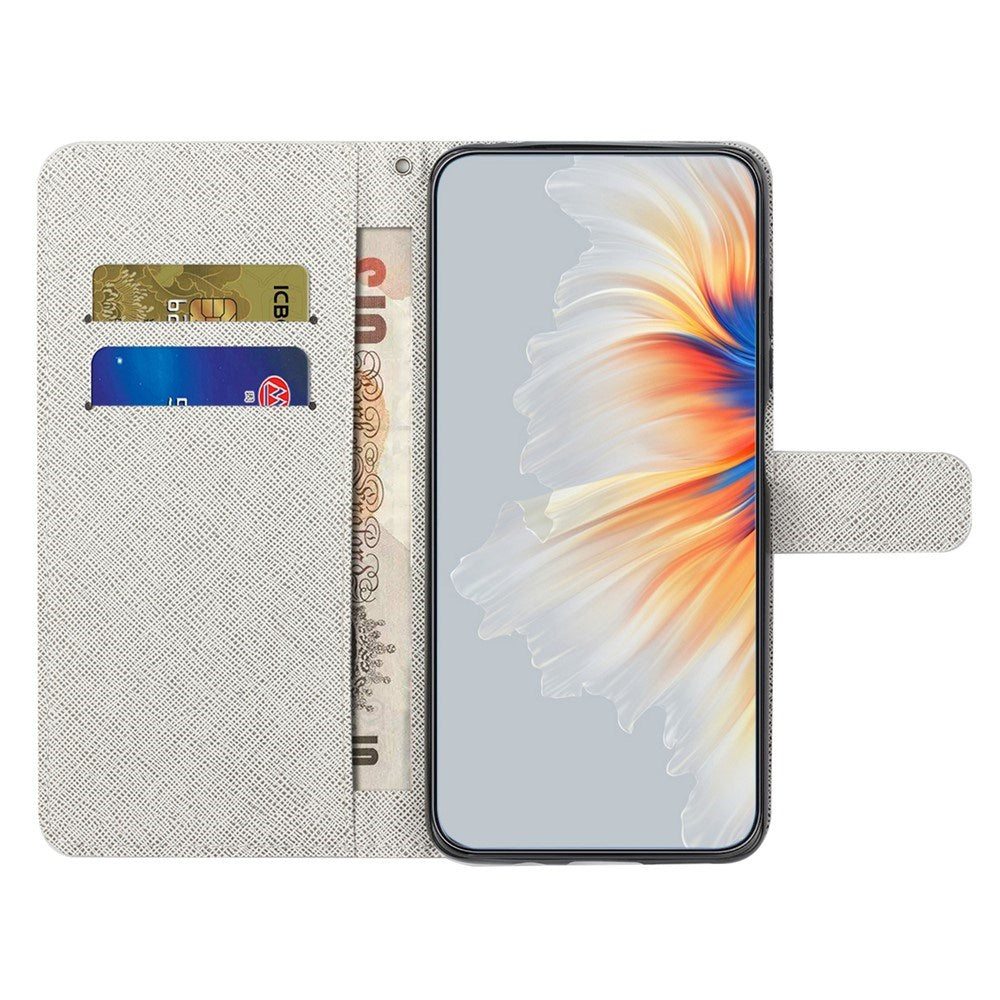 Samsung Galaxy S26 FE EIDERWOOD Flip Cover m. Kortholder og Strop - Fjer