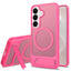 Samsung Galaxy S26 FE / S25 FE EIDERWOOD Hybrid Cover m. Kickstand - MagSafe Kompatibel - Pink