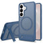 Samsung Galaxy S26 FE / S25 FE EIDERWOOD Hybrid Cover m. Kickstand - MagSafe Kompatibel - Blå