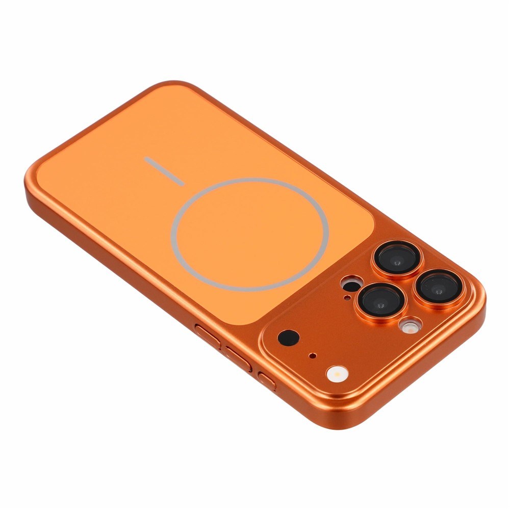 iPhone 15 Pro EIDERWOOD Hårdt Plast Cover m. Kamerabeskytter - MagSafe Kompatibel - Orange