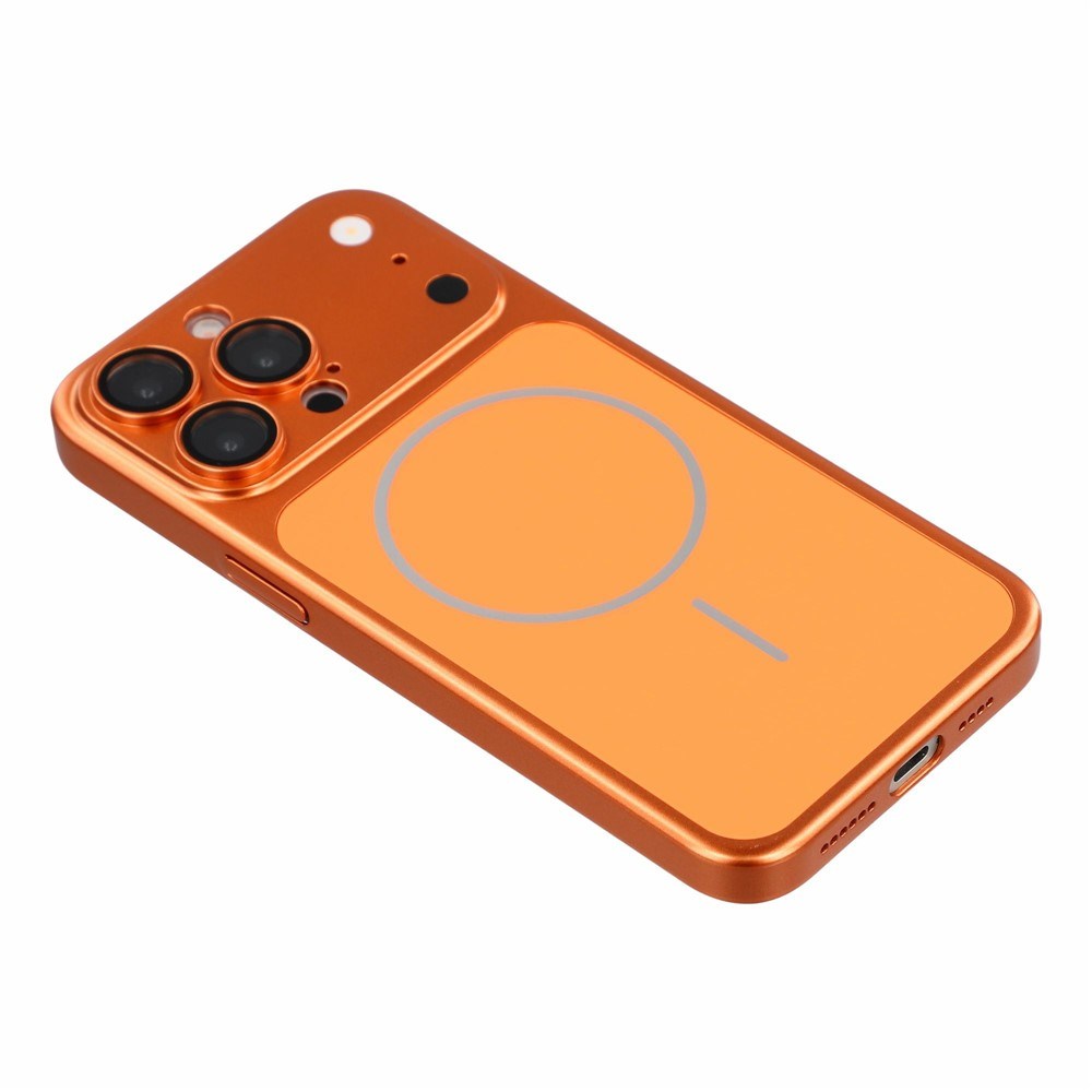 iPhone 15 Pro EIDERWOOD Hårdt Plast Cover m. Kamerabeskytter - MagSafe Kompatibel - Orange