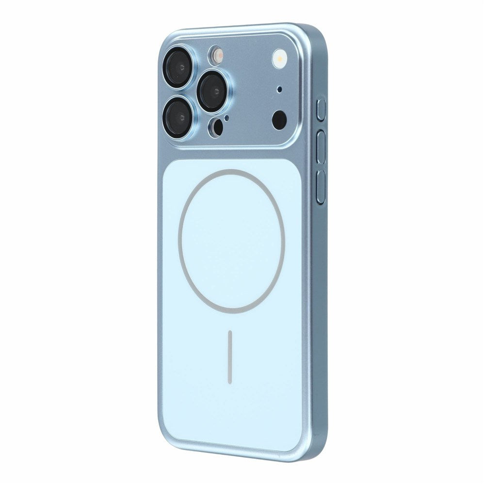 iPhone 15 Pro EIDERWOOD Hårdt Plast Cover m. Kamerabeskytter - MagSafe Kompatibel - Blå