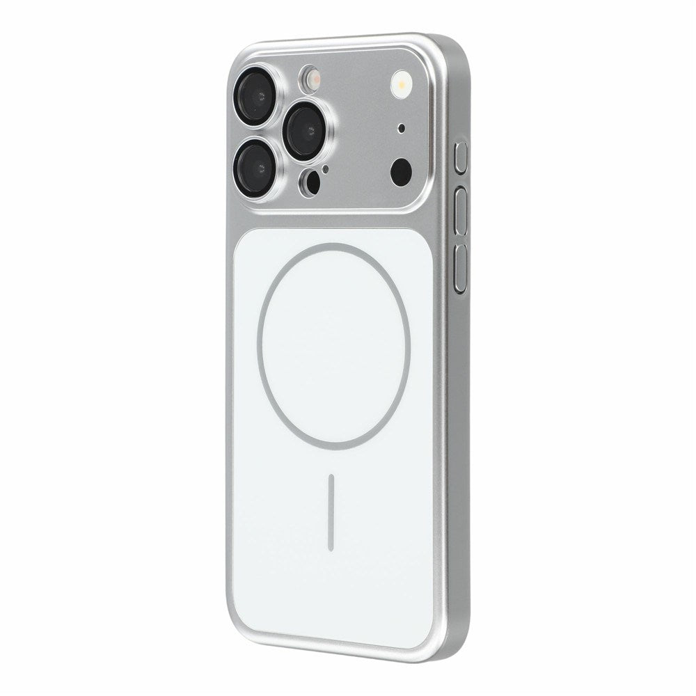 iPhone 15 Pro EIDERWOOD Hårdt Plast Cover m. Kamerabeskytter - MagSafe Kompatibel - Sølv