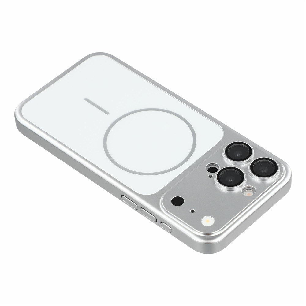 iPhone 15 Pro EIDERWOOD Hårdt Plast Cover m. Kamerabeskytter - MagSafe Kompatibel - Sølv