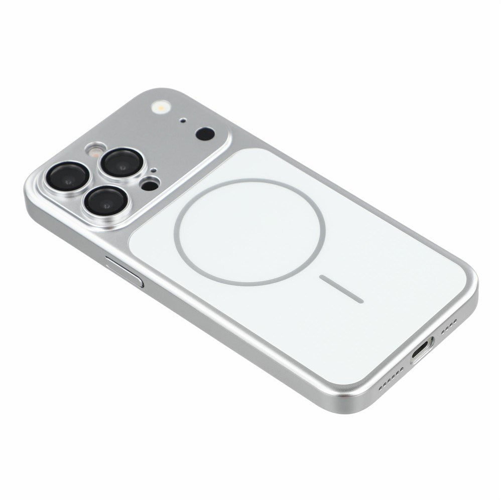 iPhone 15 Pro EIDERWOOD Hårdt Plast Cover m. Kamerabeskytter - MagSafe Kompatibel - Sølv