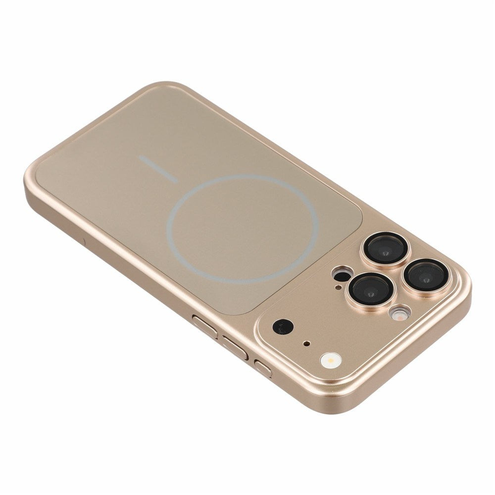 iPhone 15 Pro EIDERWOOD Hårdt Plast Cover m. Kamerabeskytter - MagSafe Kompatibel - Guld