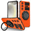 Samsung Galaxy S26 FE / S25 FE EIDERWOOD Håndværkercover m. Magnetisk Kickstand - Orange