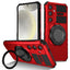 Samsung Galaxy S26 FE / S25 FE EIDERWOOD Håndværkercover m. Magnetisk Kickstand - Rød