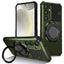 Samsung Galaxy S26 FE / S25 FE EIDERWOOD Håndværkercover m. Magnetisk Kickstand - Grøn