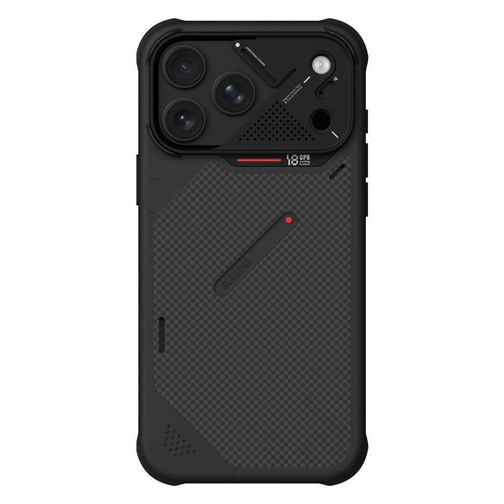 iPhone 18 Pro Max / 17 Pro Max AULUMU Aramid Fiber Cover med Kamerabeskyttelse - MagSafe Kompatibel - Sort