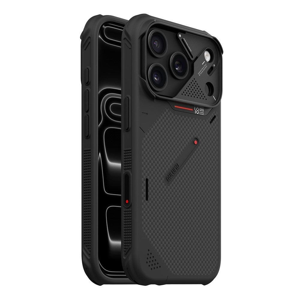 iPhone 18 Pro / 17 Pro AULUMU Aramid Fiber Cover med Kamerabeskyttelse - MagSafe Kompatibel - Sort