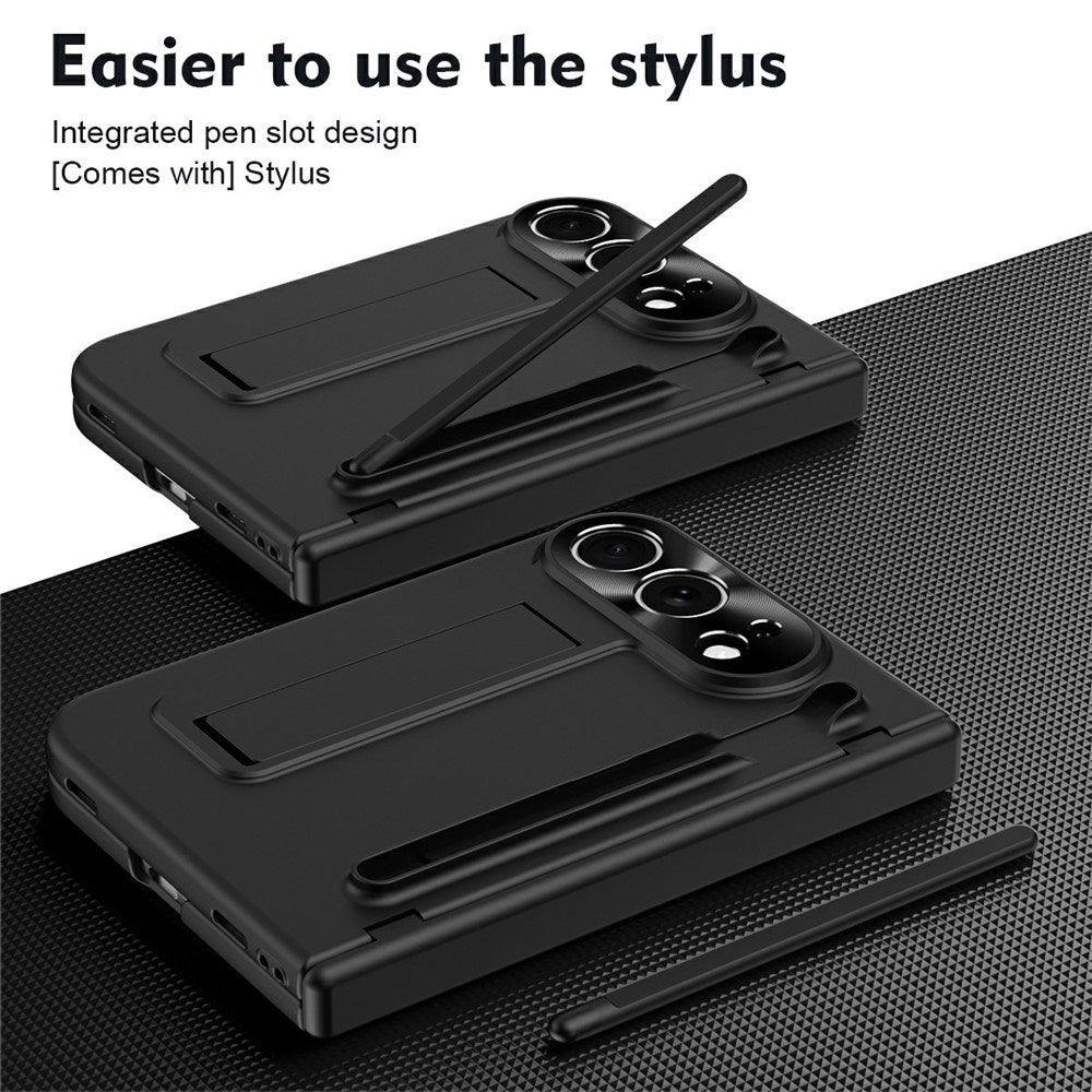 iPhone Fold EIDERWOOD Cover m. Skærmbeskyttelse, Kamerabeskyttelse og Stylus - Sort