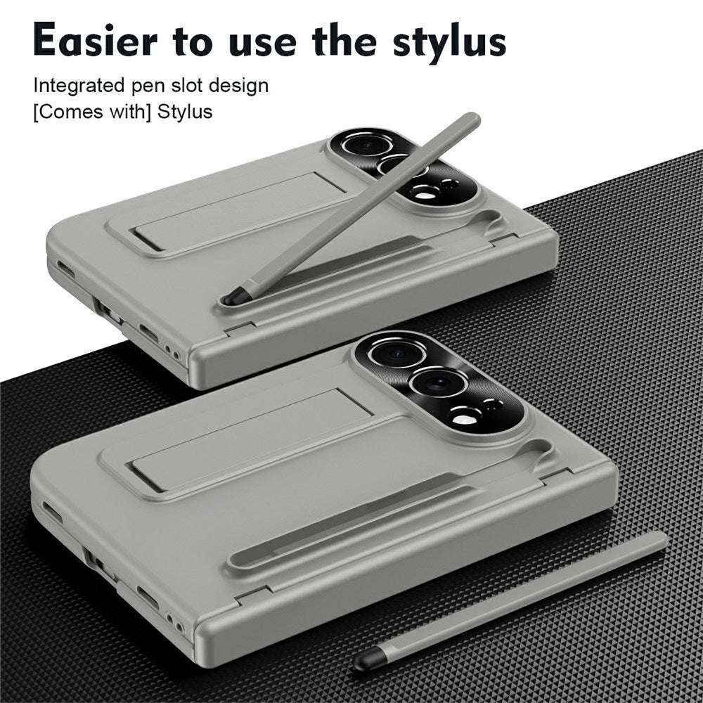 iPhone Fold EIDERWOOD Cover m. Skærmbeskyttelse, Kamerabeskyttelse og Stylus - Grå