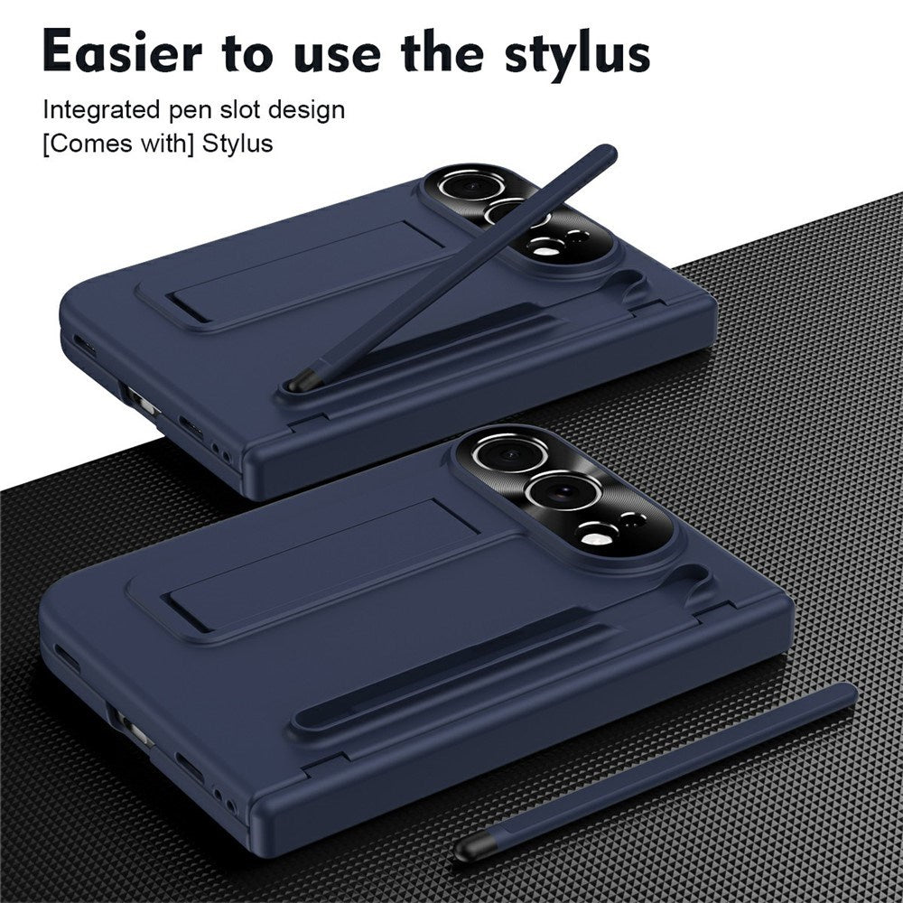 iPhone Fold EIDERWOOD Cover m. Skærmbeskyttelse, Kamerabeskyttelse og Stylus - Blå