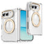 iPhone Fold EIDERWOOD Hybrid Cover m. Kickstand - MagSafe Kompatibel - Gennemsigtig / Guld