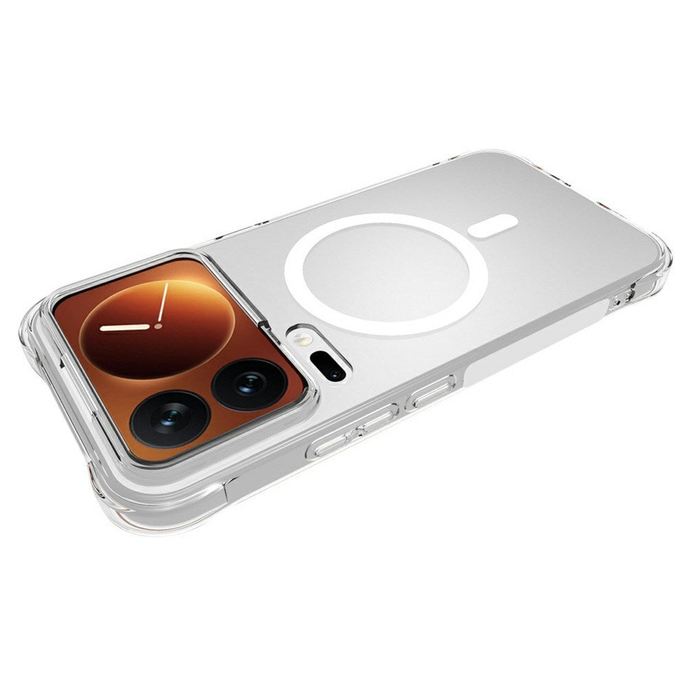 Xiaomi 18 Pro Max EIDERWOOD Fleksibel Plast Cover - MagSafe Kompatibel - Gennemsigtig