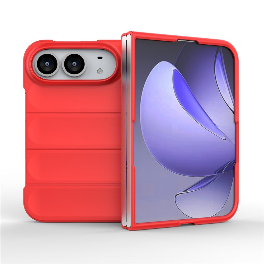 iPhone Fold EIDERWOOD Rugged Plast Cover - Rød