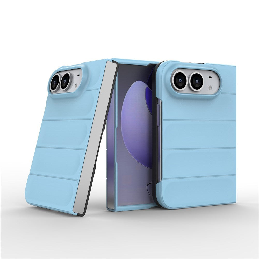 iPhone Fold EIDERWOOD Rugged Plast Cover - Lyseblå