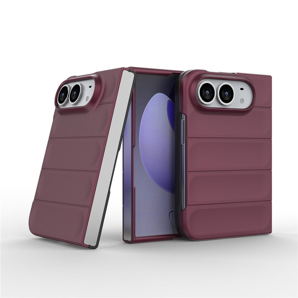 iPhone Fold EIDERWOOD Rugged Plast Cover - Mørkerød