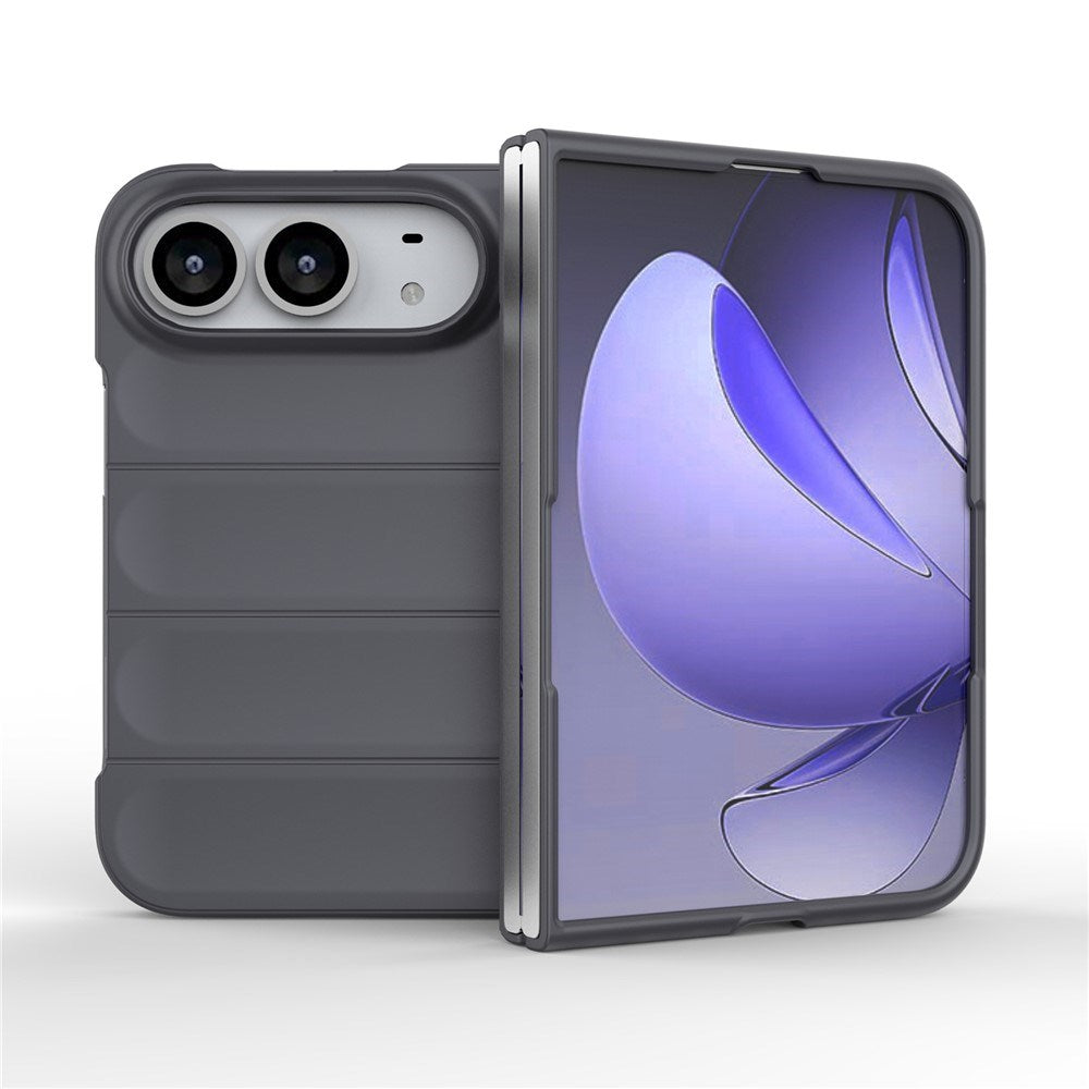 iPhone Fold EIDERWOOD Rugged Plast Cover - Mørkegrå