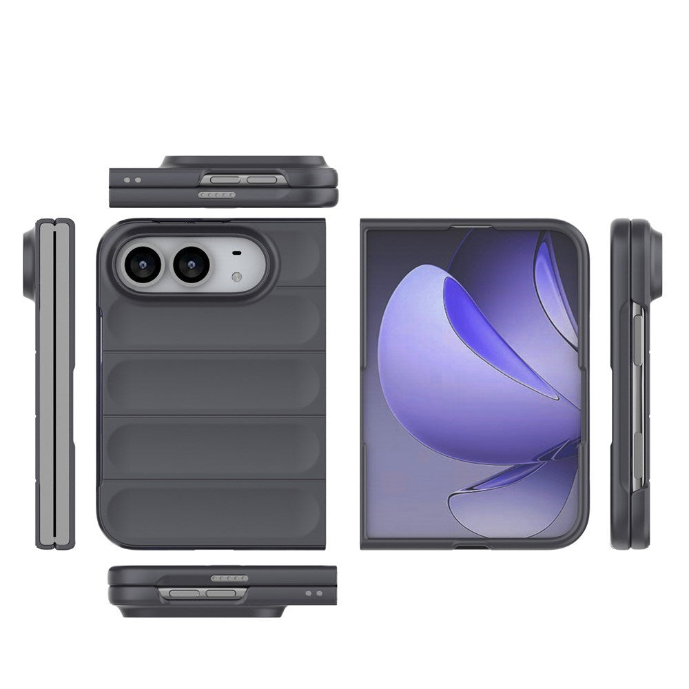 iPhone Fold EIDERWOOD Rugged Plast Cover - Mørkegrå