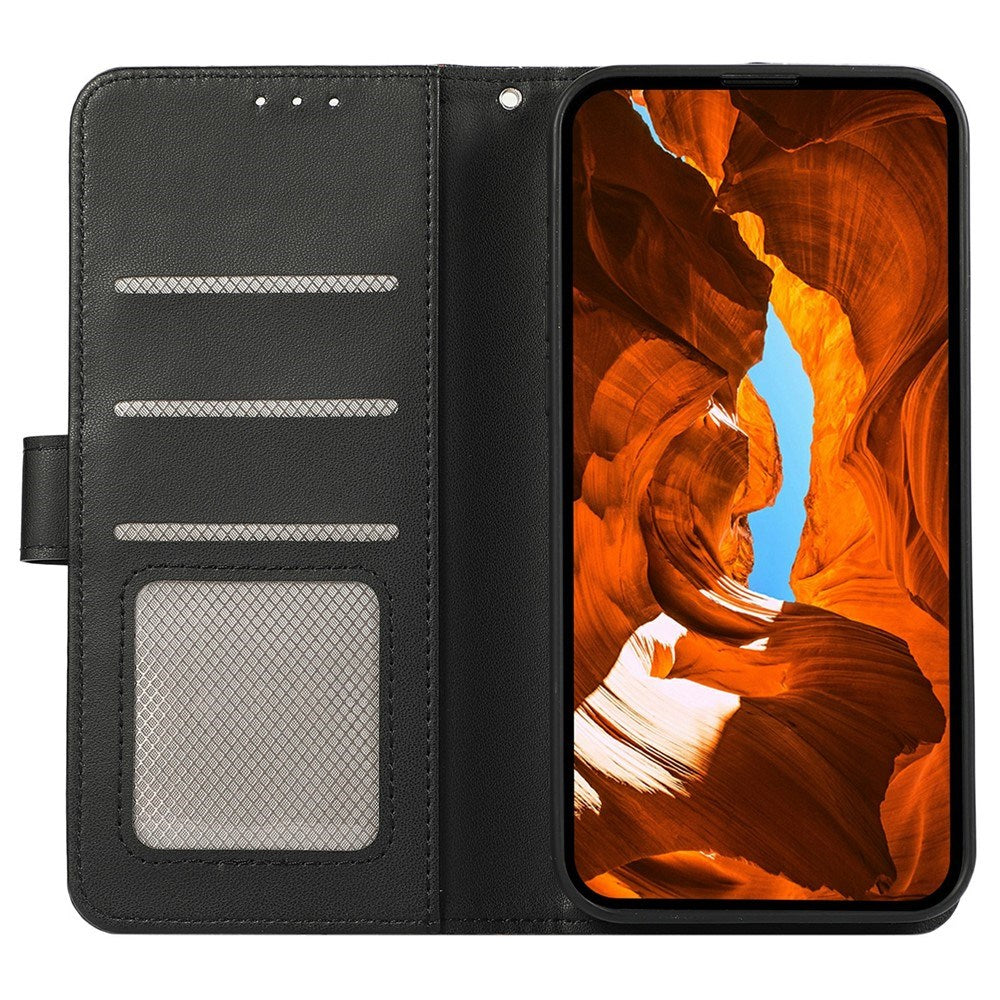 Google Pixel 11a EIDERWOOD Kunstlæder Flip Cover m. RFID Blokering - Sort