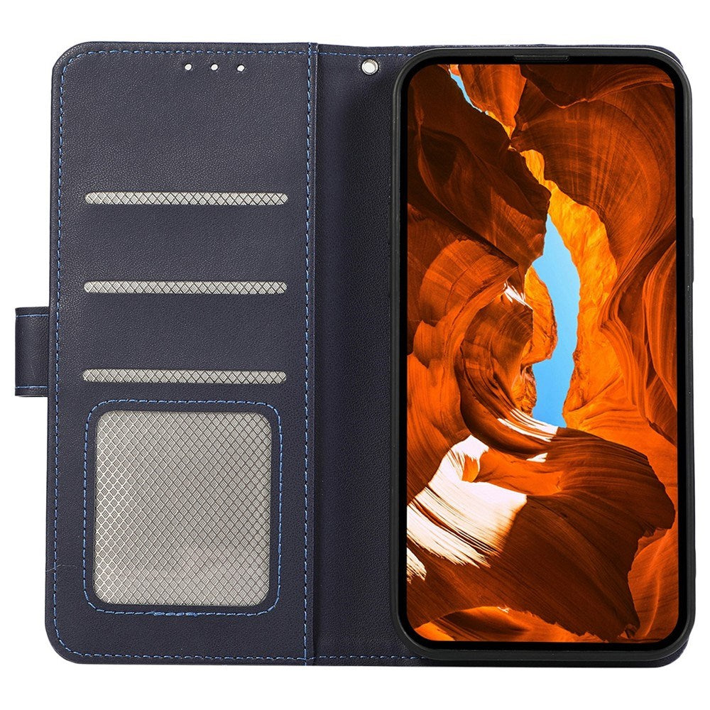 Google Pixel 11a EIDERWOOD Kunstlæder Flip Cover m. RFID Blokering - Blå