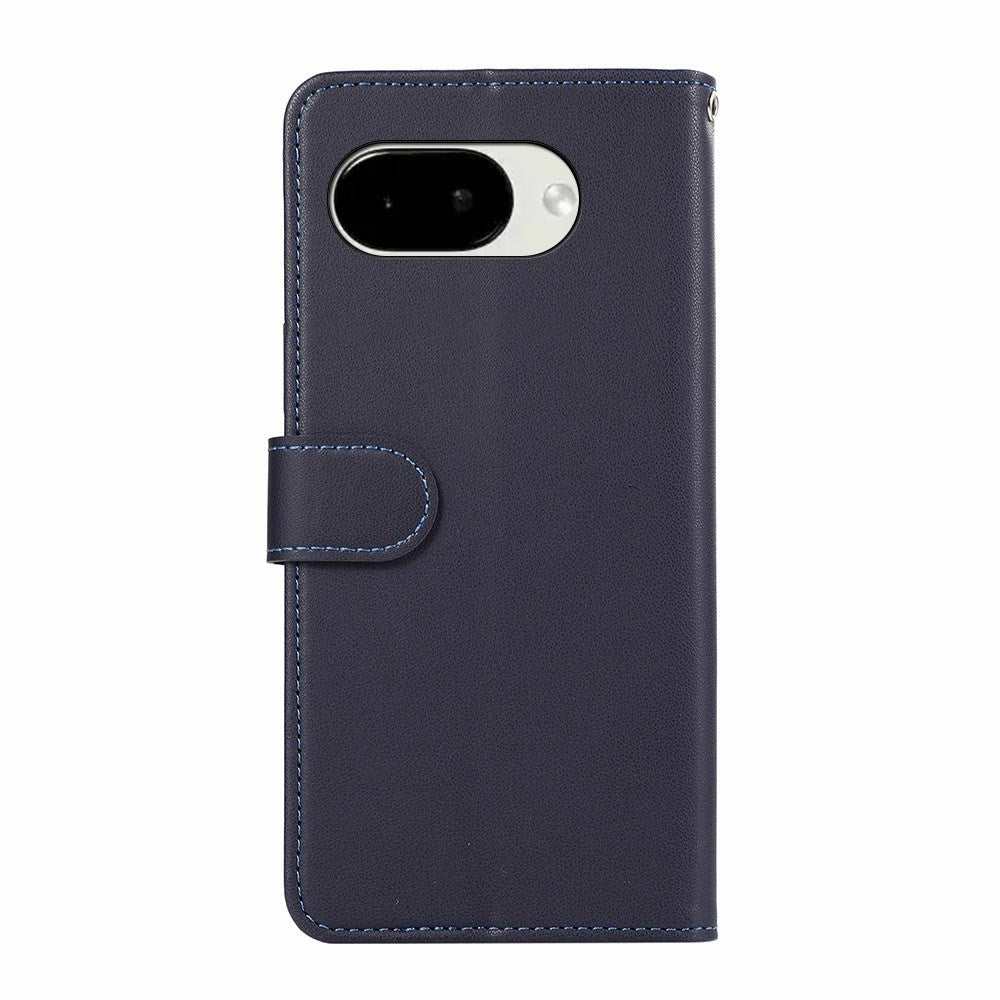 Google Pixel 11a EIDERWOOD Kunstlæder Flip Cover m. RFID Blokering - Blå