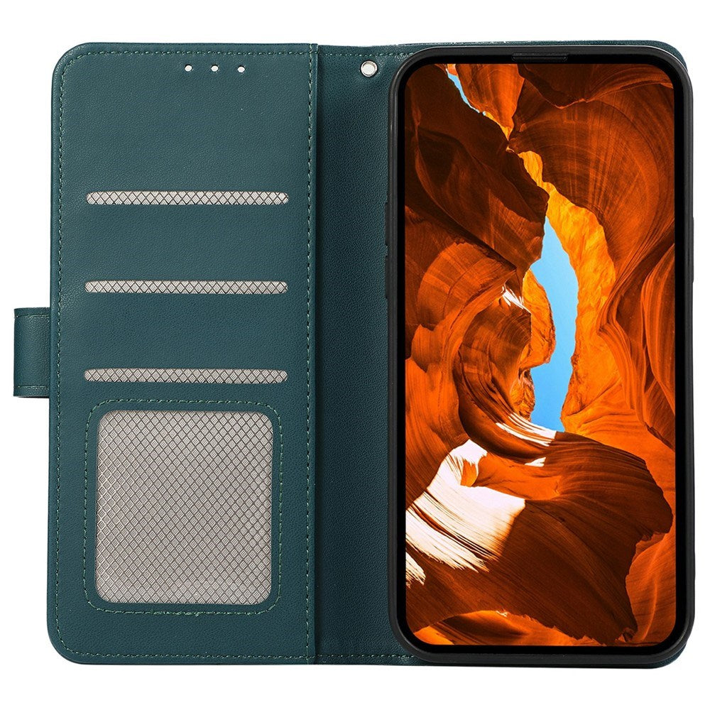Google Pixel 11a EIDERWOOD Kunstlæder Flip Cover m. RFID Blokering - Grøn