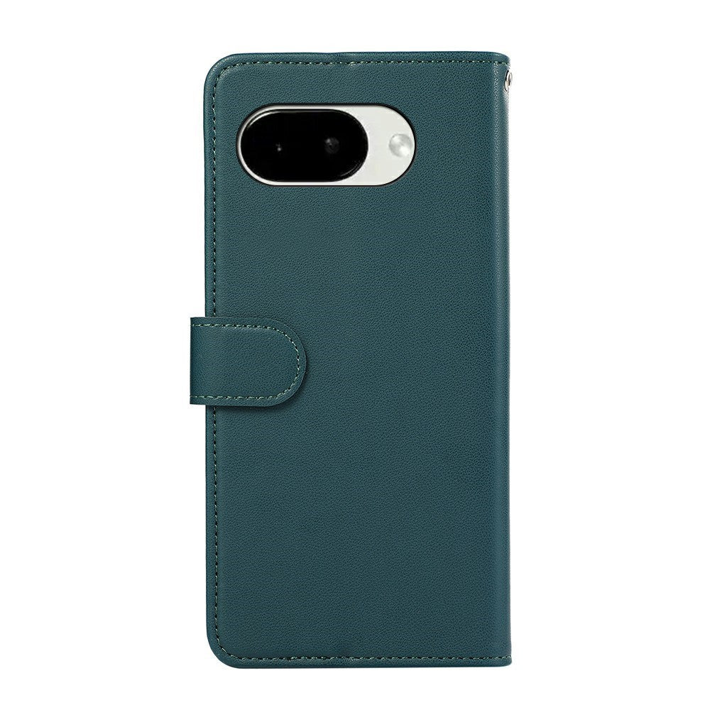Google Pixel 11a EIDERWOOD Kunstlæder Flip Cover m. RFID Blokering - Grøn