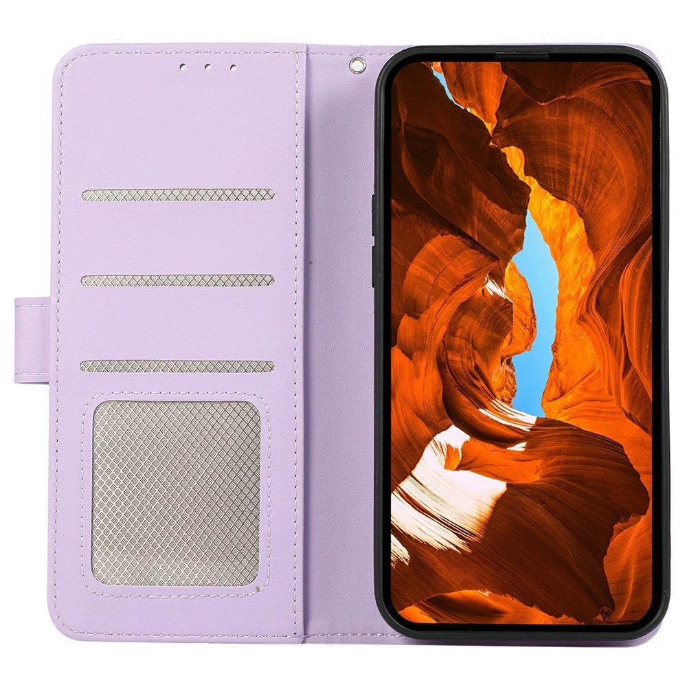 Google Pixel 11a EIDERWOOD Kunstlæder Flip Cover m. RFID Blokering - Lilla