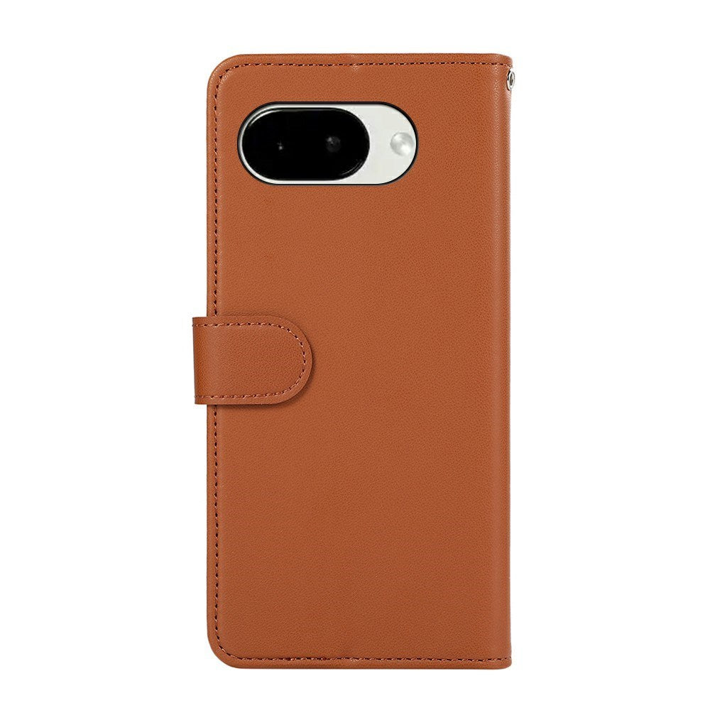 Google Pixel 11a EIDERWOOD Kunstlæder Flip Cover m. RFID Blokering - Brun
