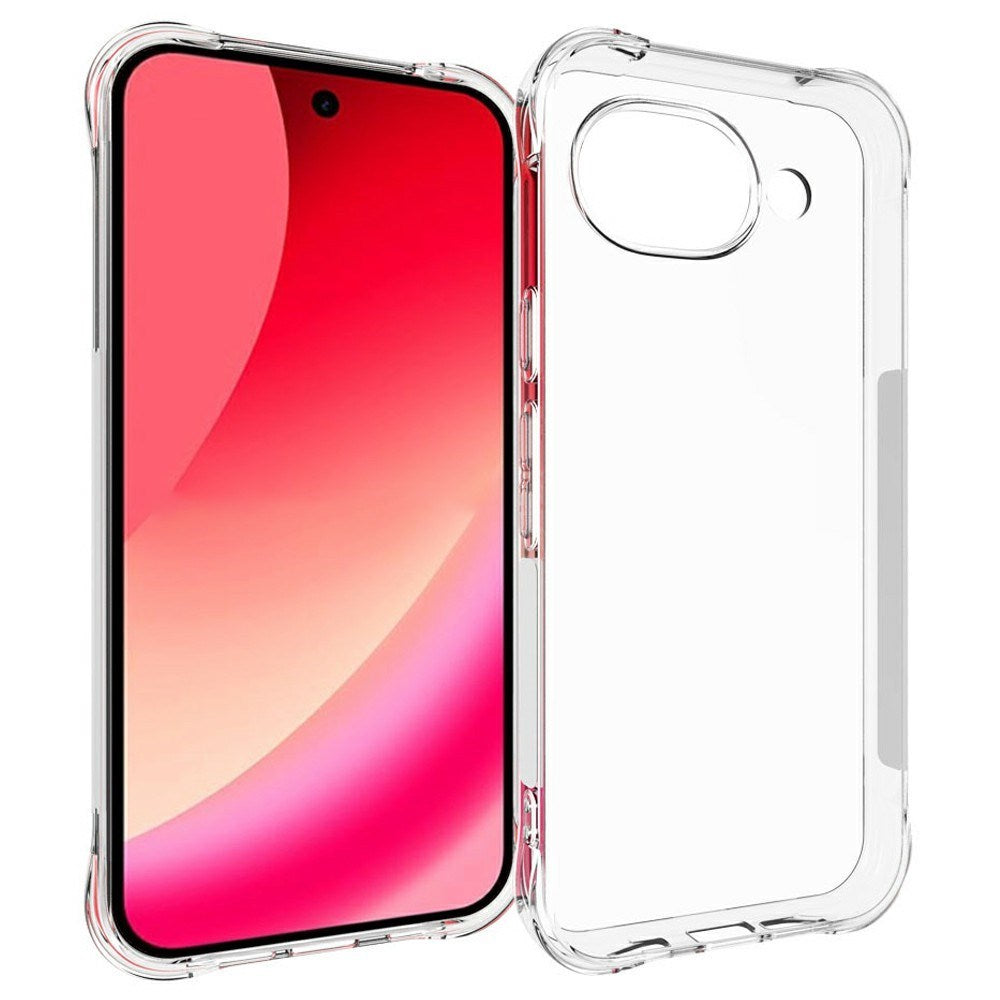 Google Pixel 11a EIDERWOOD Fleksibelt Plast Cover m. Stødabsorberende Hjørner - Gennemsigtig