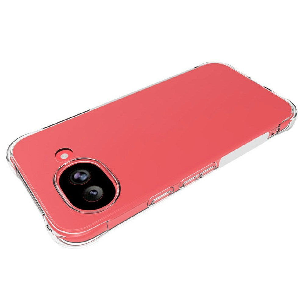 Google Pixel 11a EIDERWOOD Fleksibelt Plast Cover m. Stødabsorberende Hjørner - Gennemsigtig