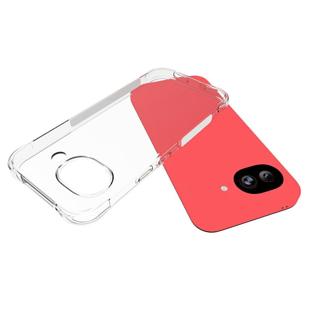 Google Pixel 11a EIDERWOOD Fleksibelt Plast Cover m. Stødabsorberende Hjørner - Gennemsigtig