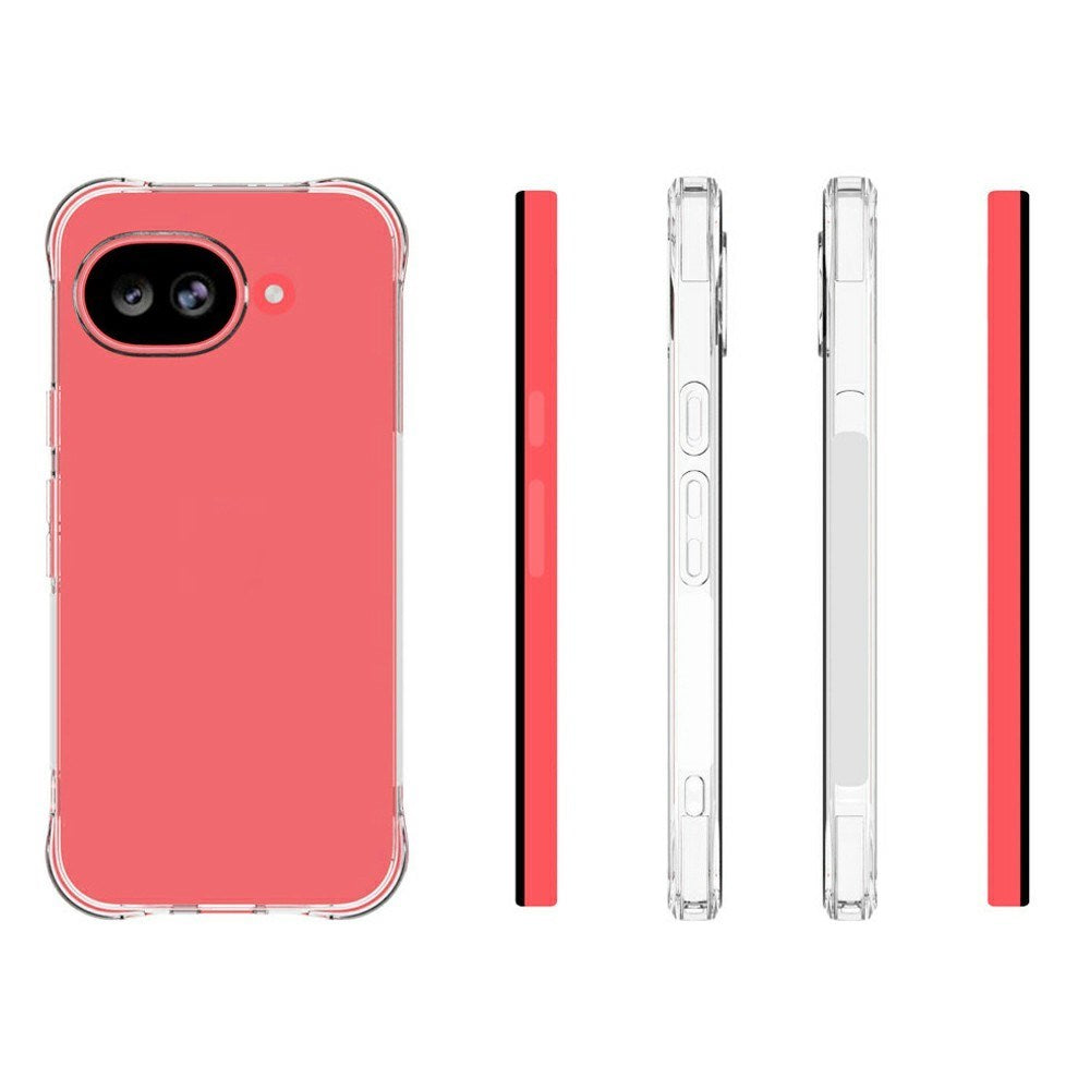 Google Pixel 11a EIDERWOOD Fleksibelt Plast Cover m. Stødabsorberende Hjørner - Gennemsigtig