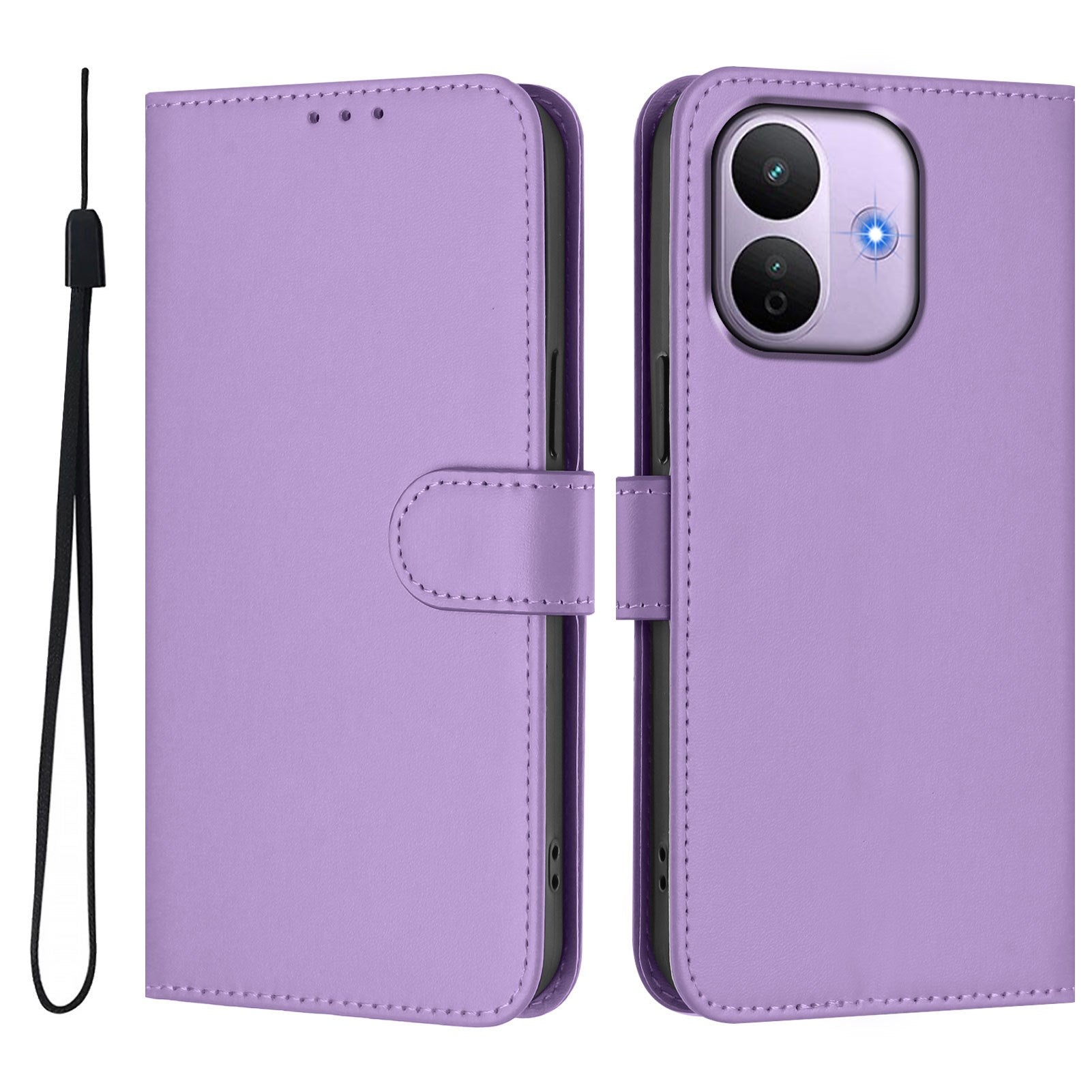 Xiaomi Redmi Note 17 Pro (5G) EIDERWOOD Kunstlæder Flip Cover m. Strop - Lilla