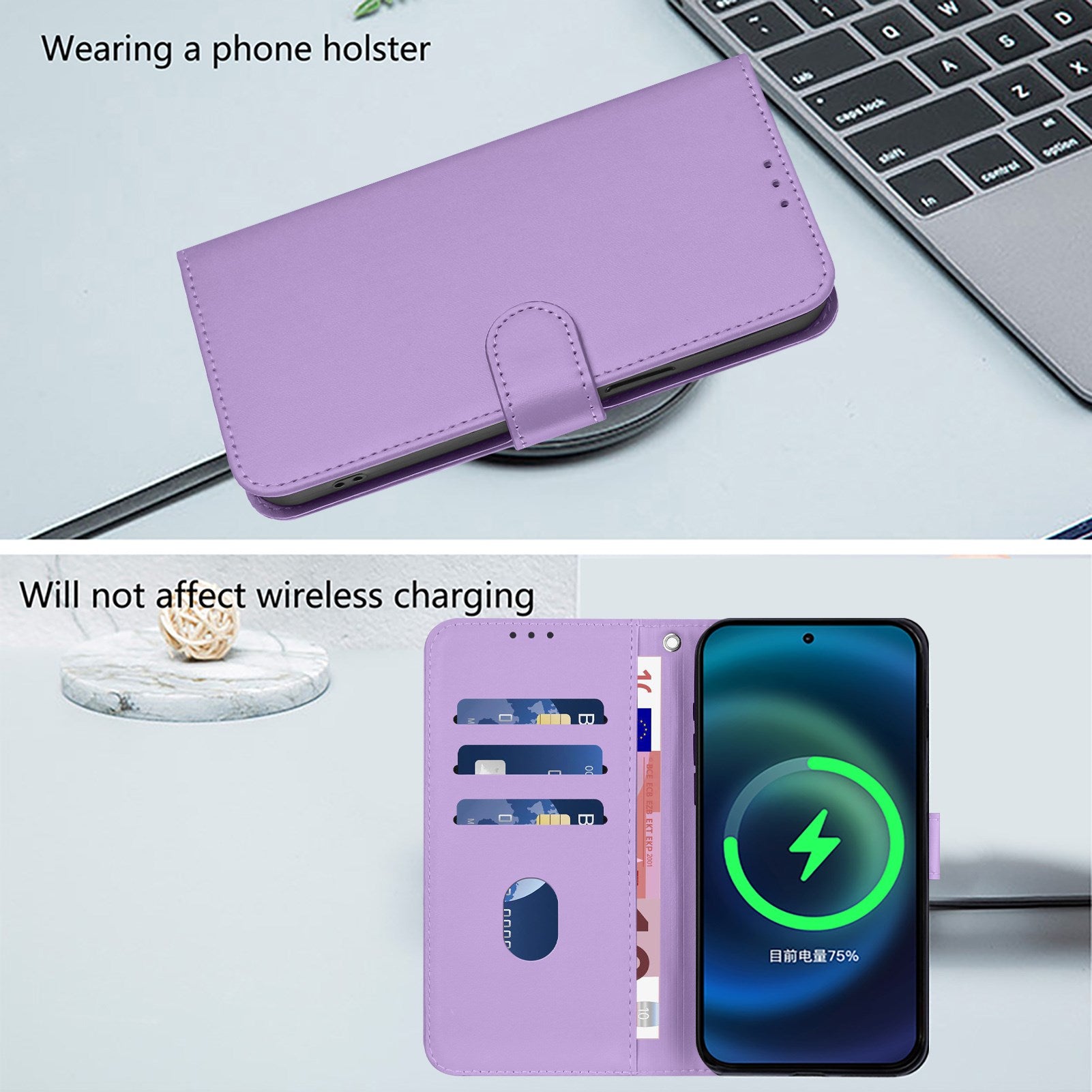 Xiaomi Redmi Note 17 Pro (5G) EIDERWOOD Kunstlæder Flip Cover m. Strop - Lilla