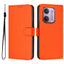 Xiaomi Redmi 17C (5G) EIDERWOOD Kunstlæder Flip Cover m. Strop - Orange