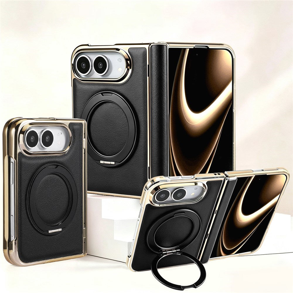 iPhone Duo EIDERWOOD Kunstlæder Bagside Cover m. Kickstand - MagSafe Kompatibel - Blå