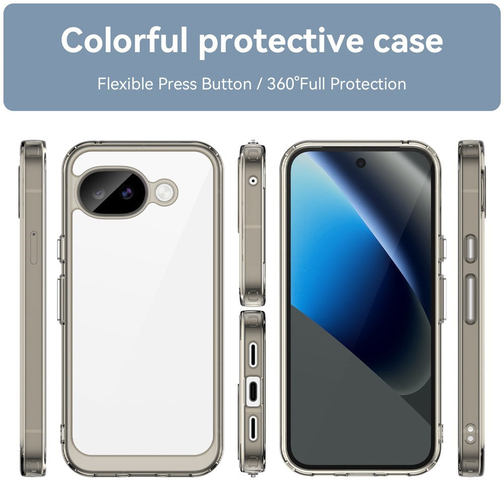 Google Pixel 11a EIDERWOOD Hybrid Plast Cover - Gennemsigtig / Grå