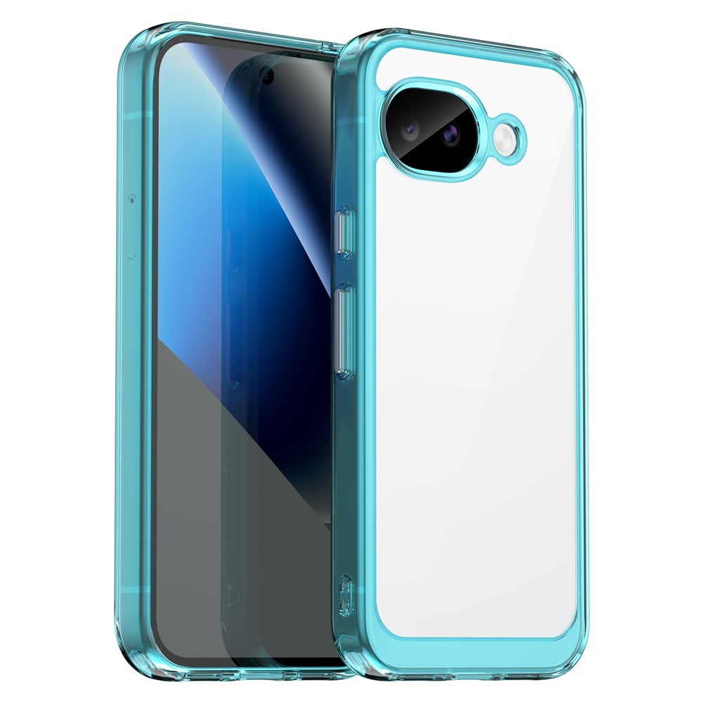 Google Pixel 11a EIDERWOOD Hybrid Plast Cover - Gennemsigtig / Blå