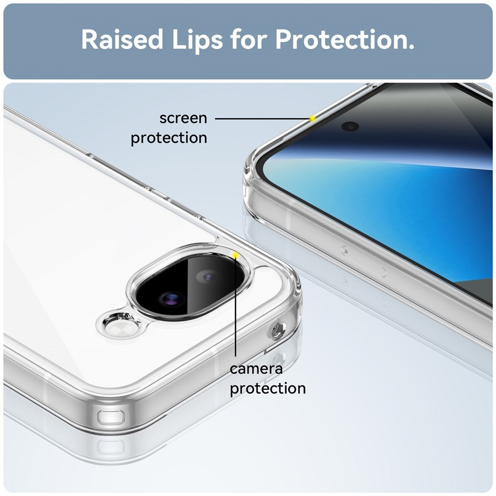 Google Pixel 11a EIDERWOOD Hybrid Plast Cover - Gennemsigtig