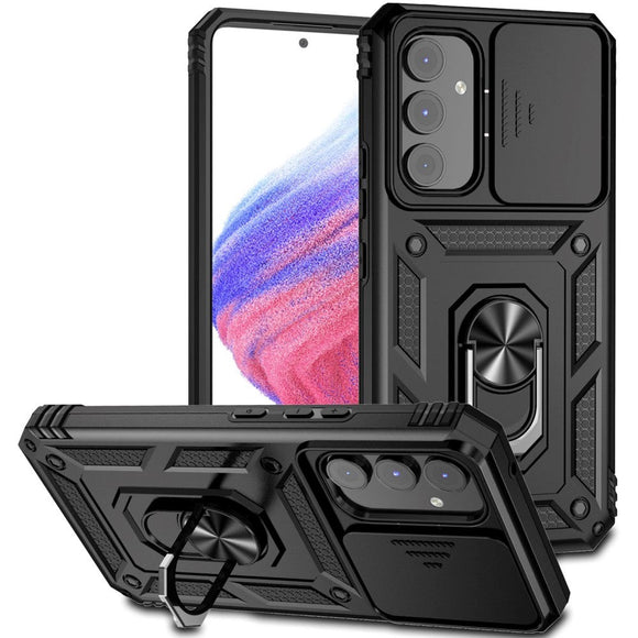Samsung Galaxy A54 (5G) Håndværker Cover m. Kickstand & Cam Slider - Sort