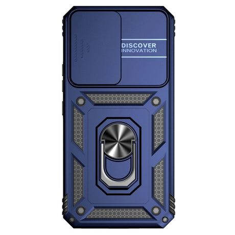 Samsung Galaxy A54 (5G) Håndværker Cover m. Kickstand & Cam Slider - Blå