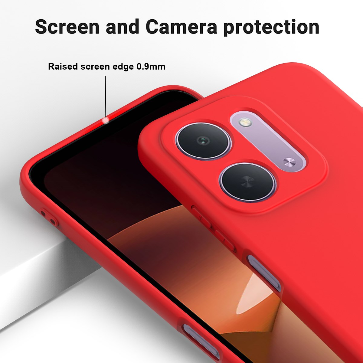 Xiaomi Redmi 17C (5G) EIDERWOOD Silikone Cover m. Strop - Rød