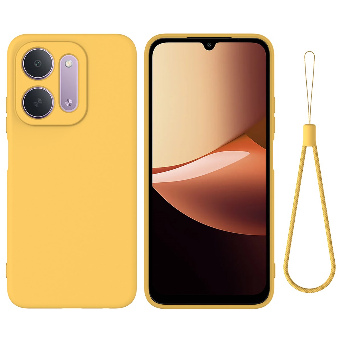Xiaomi Redmi 17C (5G) EIDERWOOD Silikone Cover m. Strop - Gul