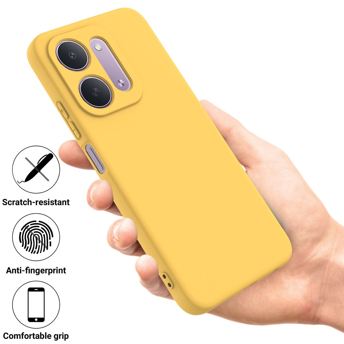 Xiaomi Redmi 17C (5G) EIDERWOOD Silikone Cover m. Strop - Gul