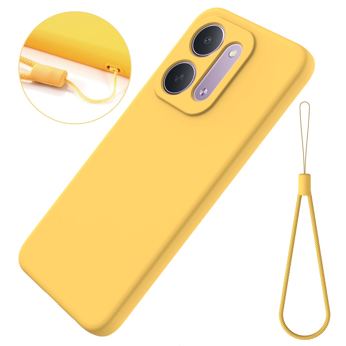 Xiaomi Redmi 17C (5G) EIDERWOOD Silikone Cover m. Strop - Gul