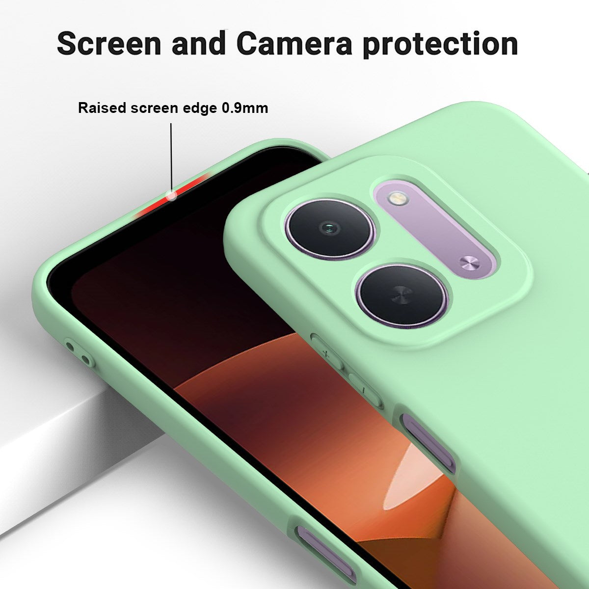 Xiaomi Redmi 17C (5G) EIDERWOOD Silikone Cover m. Strop - Grøn
